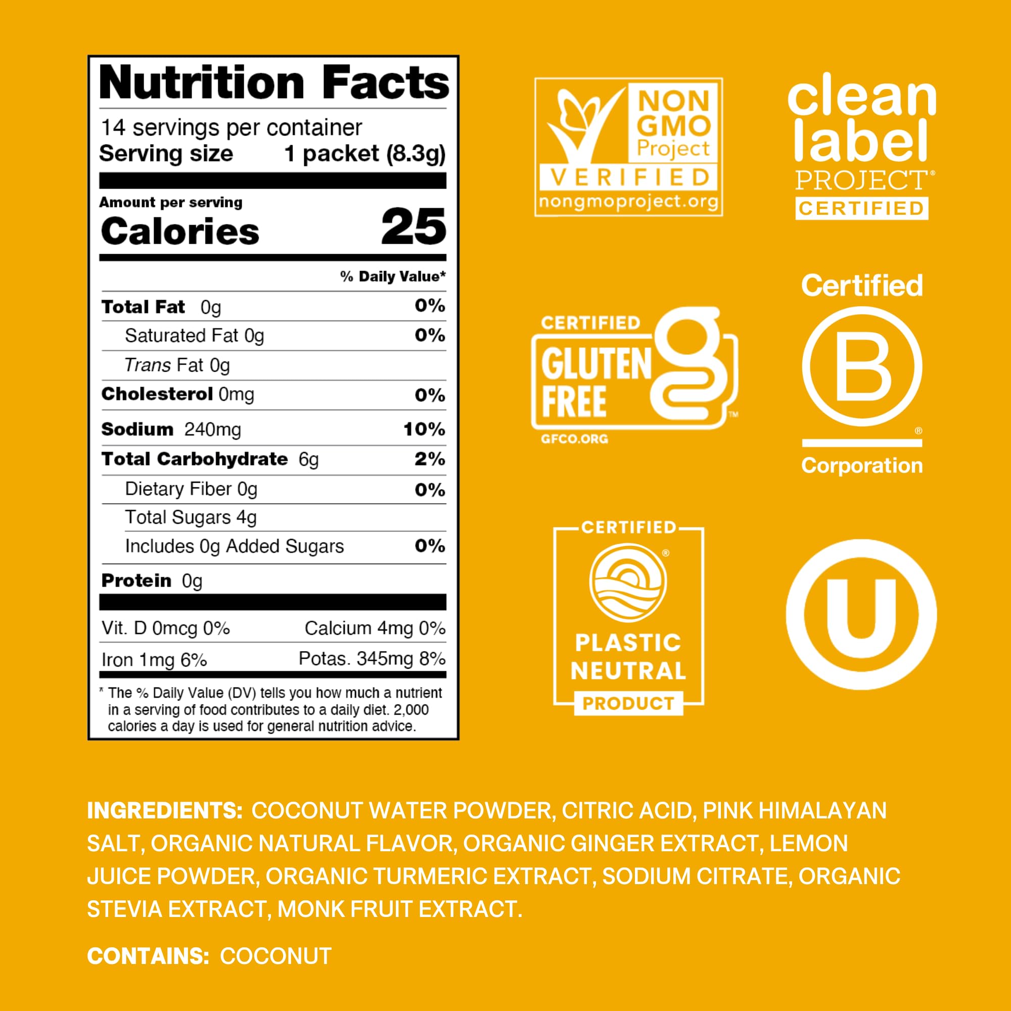 Cure Hydration bolsa 14 sobres preparado rápido para días activos