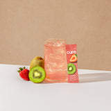 Cure Hydration etiqueta sin azúcar para consumo consciente.
