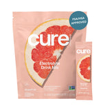 Cure Hydration: sobres electrolitos pomelo para hidratación rápida.