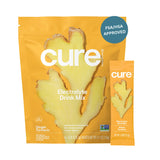 Cure Hydration sobres jengibre cúrcuma para rehidratar electrolitos naturales