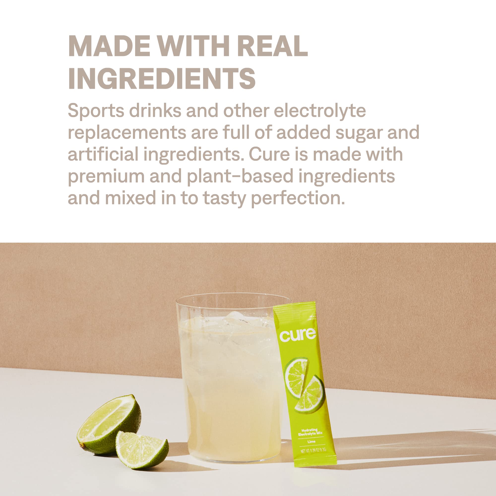 Cure Hydration: estilo de vida activo, ideal para viajes y entrenos.