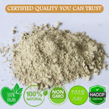 Cure Wid Pure polvo malvavisco para batidos y postres, textura esponjosa.
