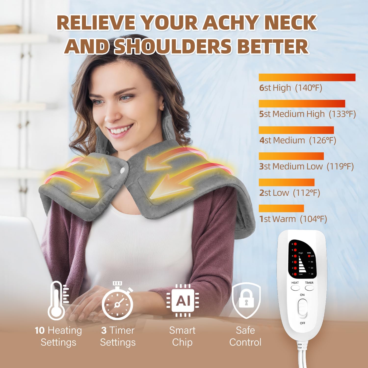 Curety lavable a máquina tras retirar el controlador.