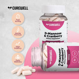 Etiqueta frontal de Curewell destacando la fórmula vegana y libre de OGM.
