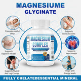 CURIPLAYA Magnesio Complejo: etiqueta vegana y sin OGM para elección consciente