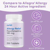 Uso diario de Curist fexofenadina 180 mg para alergias