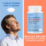 Curist Guaifenesin 1200 mg: caja original para almacenamiento diario