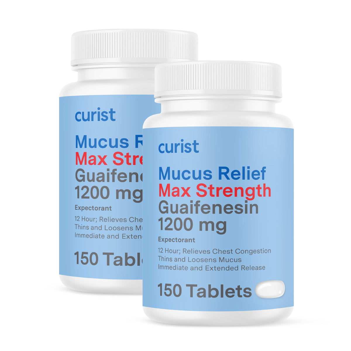 Curist Guaifenesin 1200 mg: tableta en envase de liberación prolongada