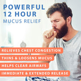 Curist Guaifenesin 600 mg: blíster cómodo para dosificación diaria.