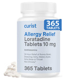 Curist Loratadina 10 mg: bote de 365 tabletas para alivio diario