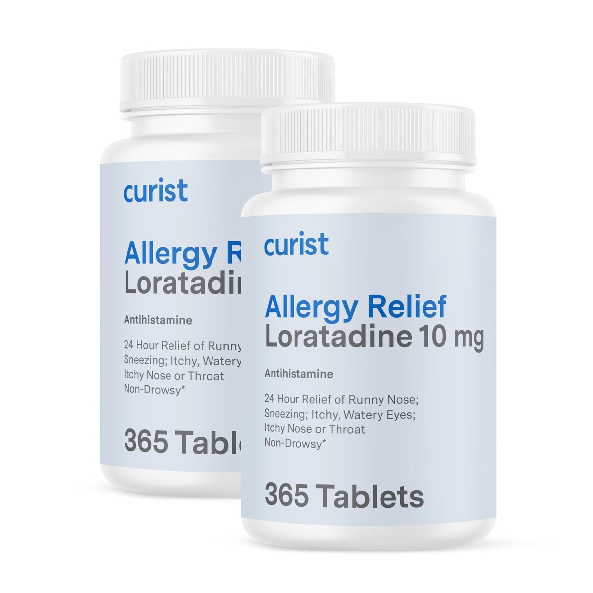 Curist Loratadina 10 mg, botella de 730 comprimidos, alivio diario de alergias
