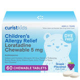 Curist niños: botella de medicina para alergias con sabor a uva y alivio diario