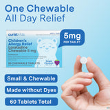 Curist niños: tabletas masticables de uva para alivio sin somnolencia