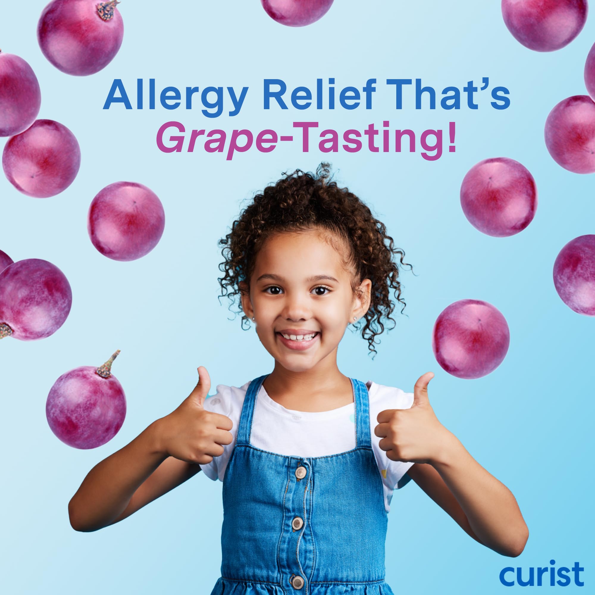 Curist ninos tabletas masticables alergia: formato práctico para niños.