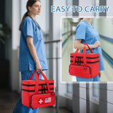 CURMIO bolsa roja duradera para uso diario y viaje