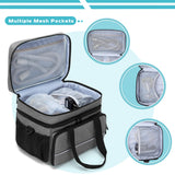 CURMIO Bolsa CPAP, bolsillos de malla para máscaras, mangueras y cables ordenados.
