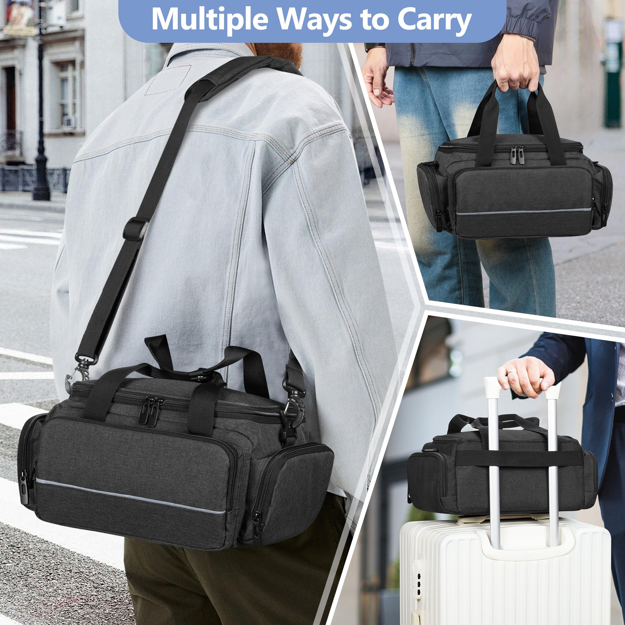 CURMIO bolsa CPAP: correa desmontable y mango ergonómico para llevar