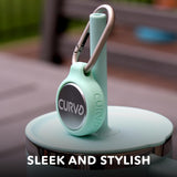 Curvd Capa de silicona para estuche ofrece protección suave.