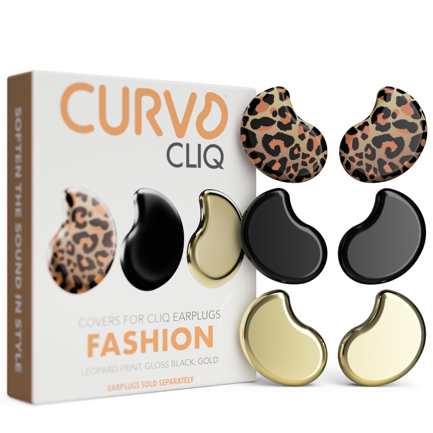 CURVD Cliq Covers con acabado metálico para un look moderno en conciertos y salidas