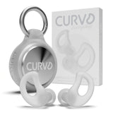 Curvd Earplugs: descanso nocturno gracias a la reducción de ruido y ajuste cómodo.