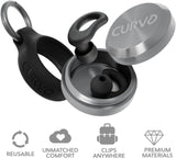 CURVD juego de tapas en tallas XXS a L para ajuste personalizado.