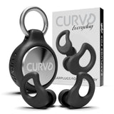 CURVD tapones para oídos para dormir bloquean ruidos para un descanso profundo.