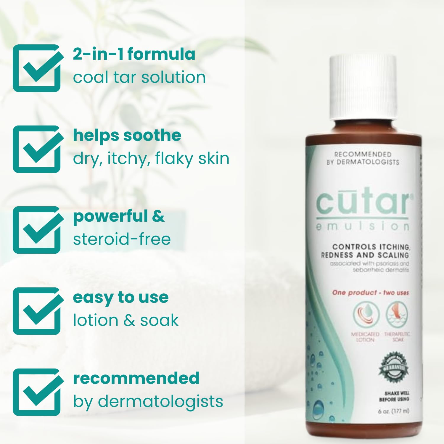 Cutar Emulsión Crema, textura cremosa para piel suave y cuidada