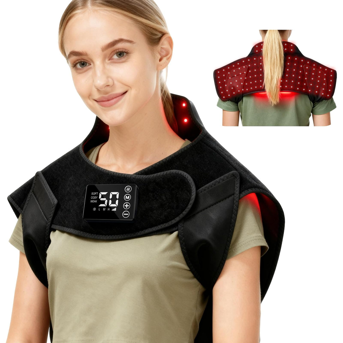 Cutiskrave cuello-hombros envuelto, luz relajante para cuello