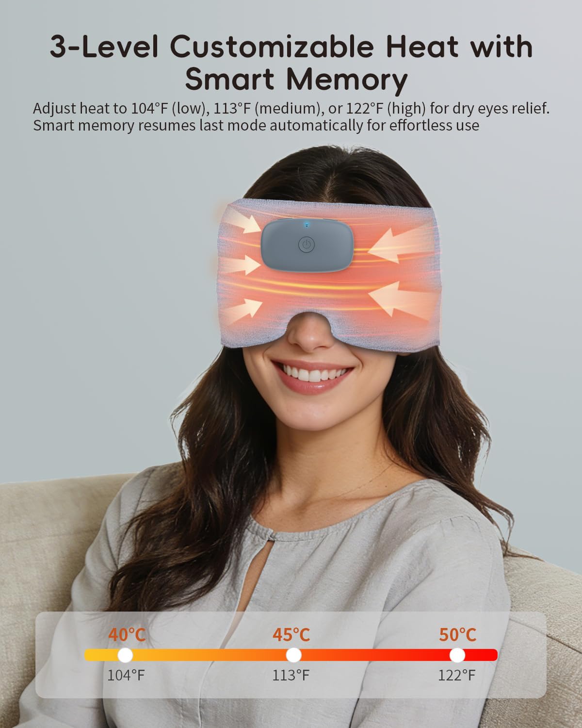 CUZRICH mascarilla dormir música: reproduce música relajante sin auriculares.
