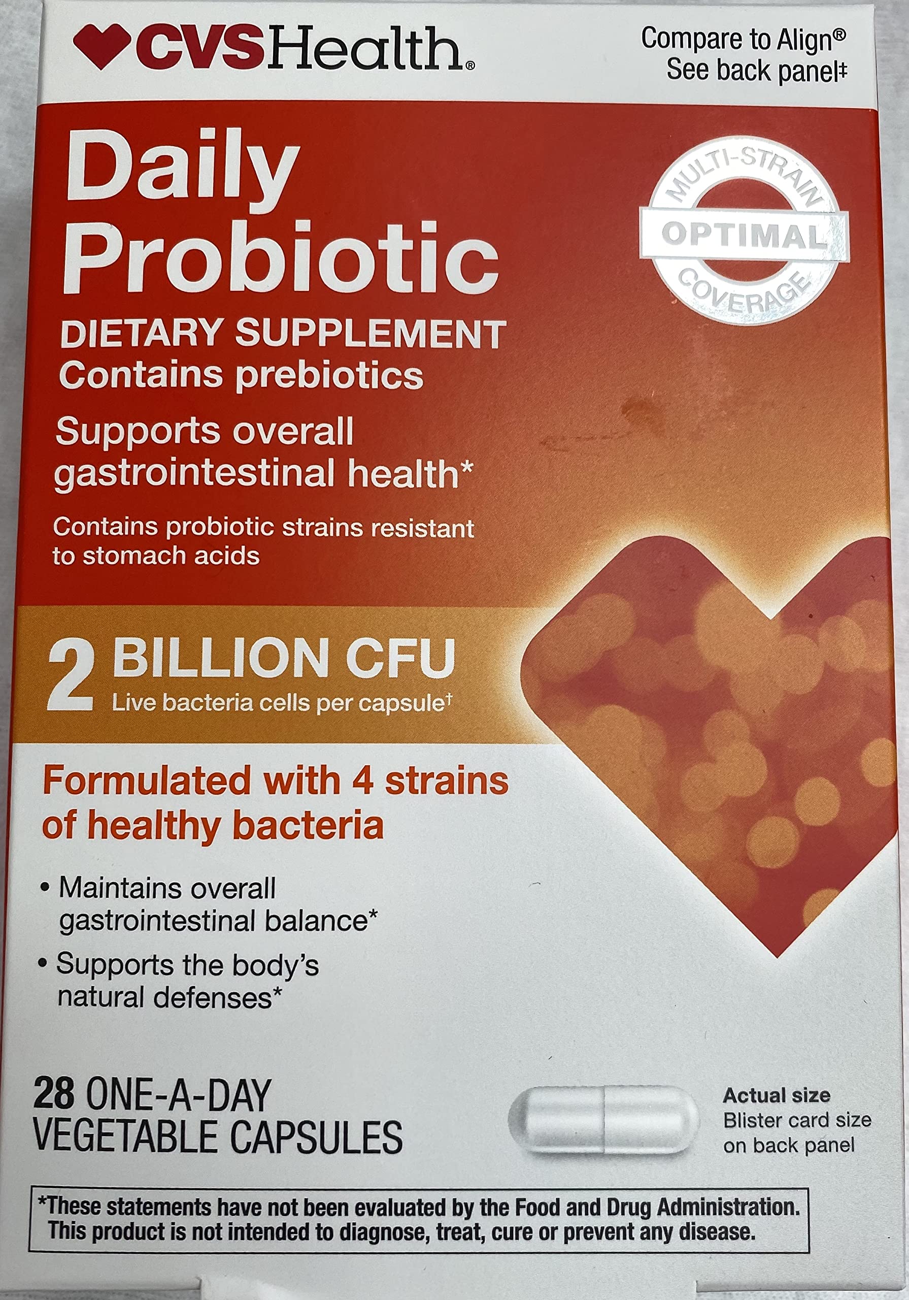 CVS Health Cápsulas digestivas vegetales en botella, apoyo a la digestión diaria.