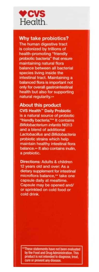 CVS Health Cápsulas digestivas vegetales, cápsulas en la mano para uso diario.