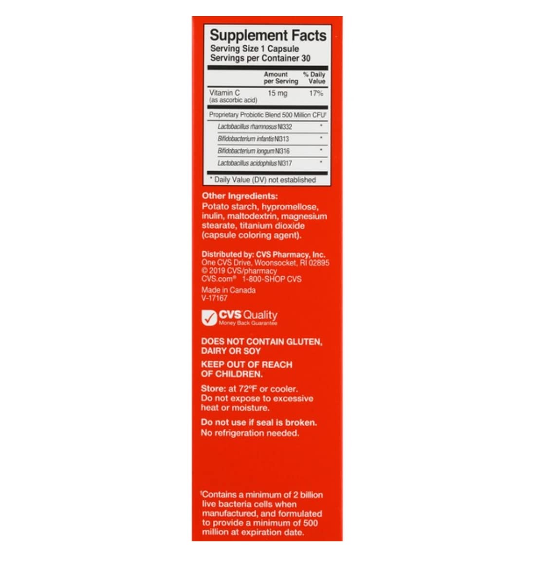 CVS Health Cápsulas digestivas vegetales, sello de calidad para confianza diaria.