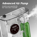 CVRAW difusor con neblina nano para aroma puro sin calor.