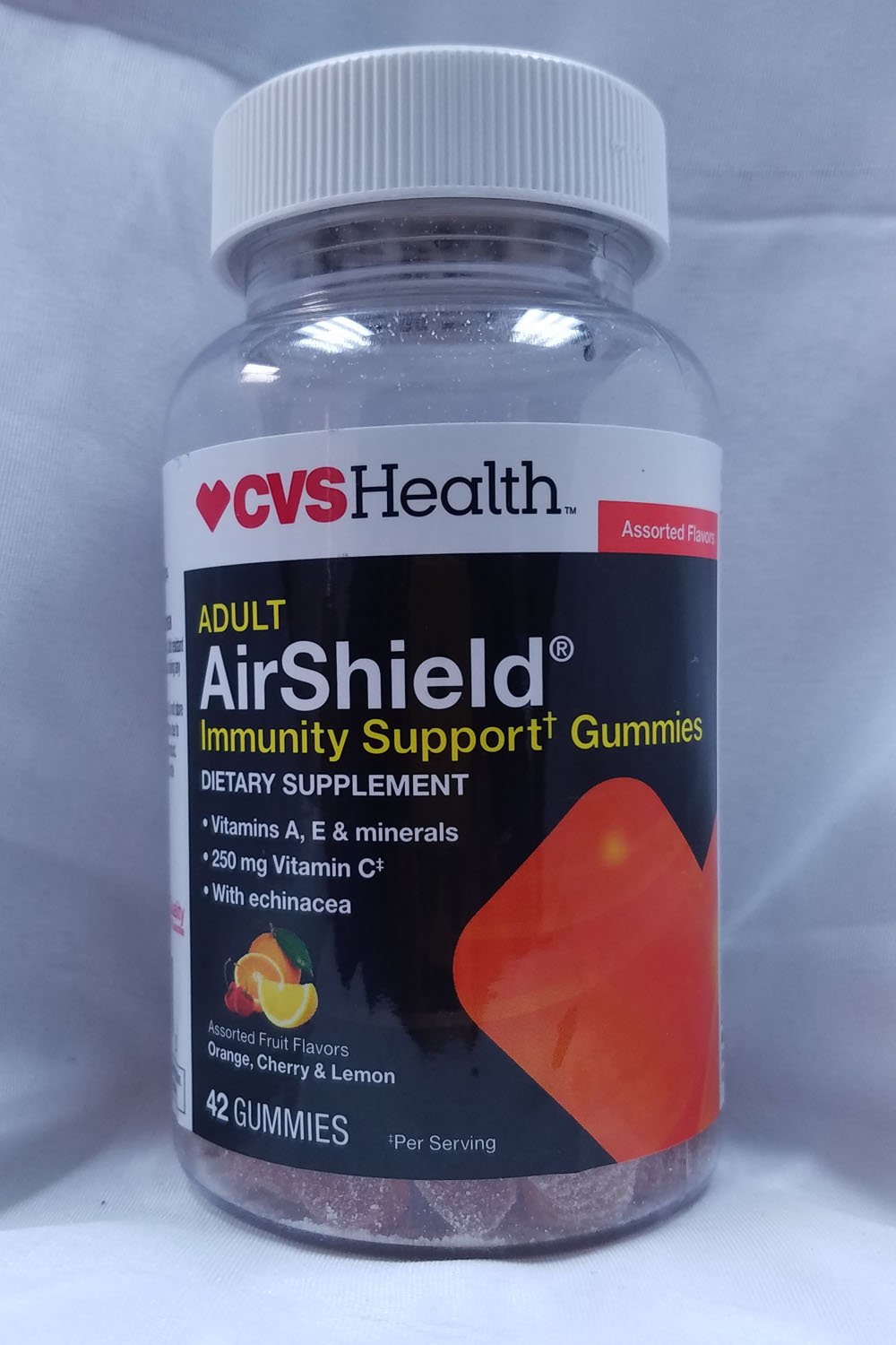 CVS Airshield: botella de gominolas para apoyo inmunitario diario