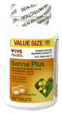 CVS Health tabletas suavizantes de heces, frente al envase, alivio suave para irregularidades.