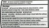 CVS Health tabletas suavizantes de heces, interior del envase, apoyo para hábitos digestivos.
