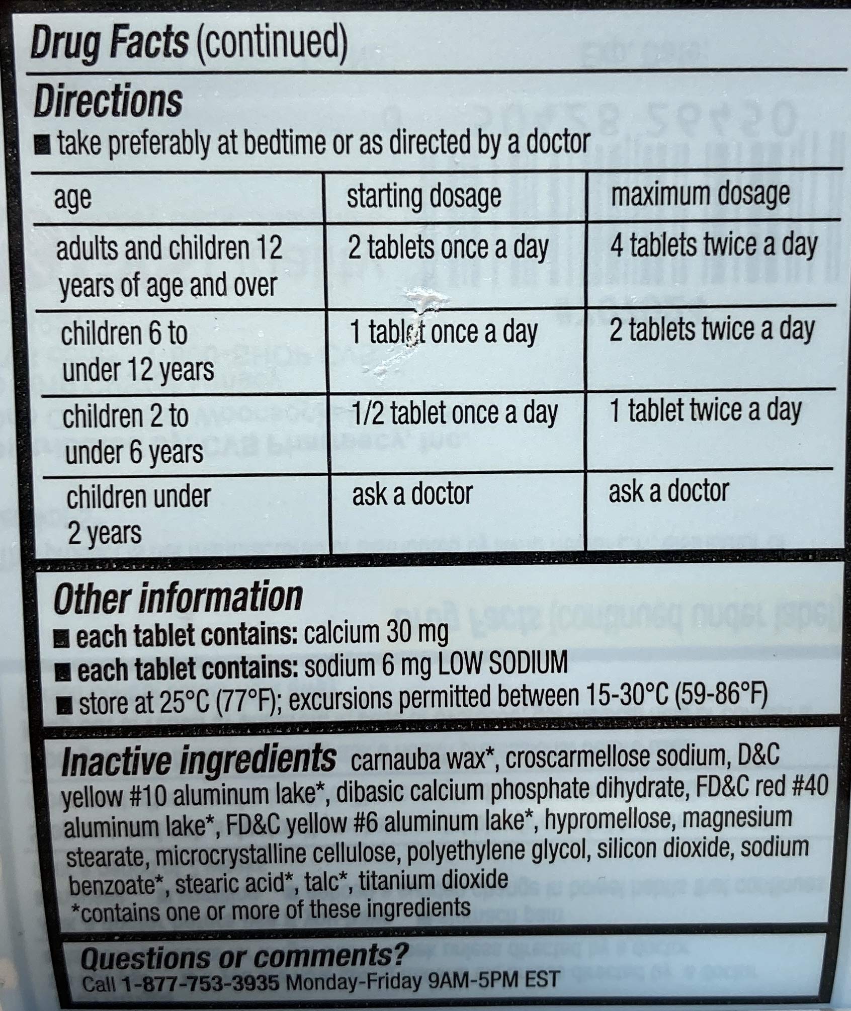 CVS Health tabletas suavizantes de heces, uso nocturno para un descanso más cómodo.