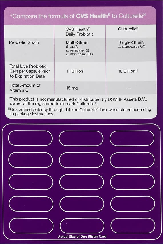 CVS Probiotico: inulina prebiótico para favorecer bacterias amigas.
