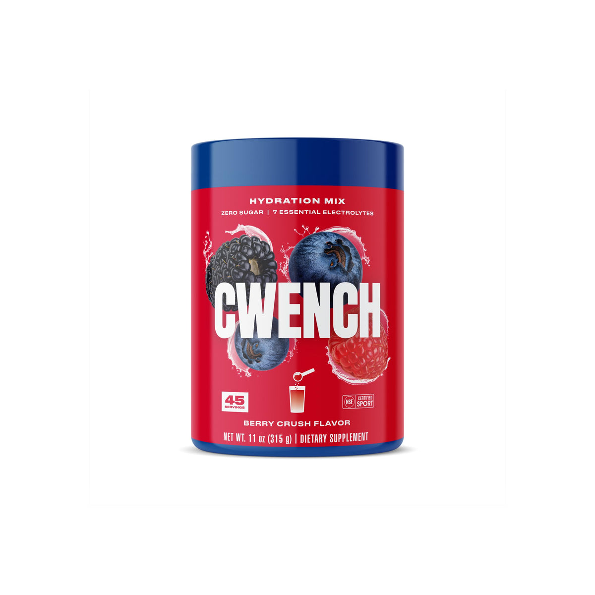 CWENCH HIDRATACIÓN: botella vertiendo la bebida para una hidratación rápida durante el entrenamiento