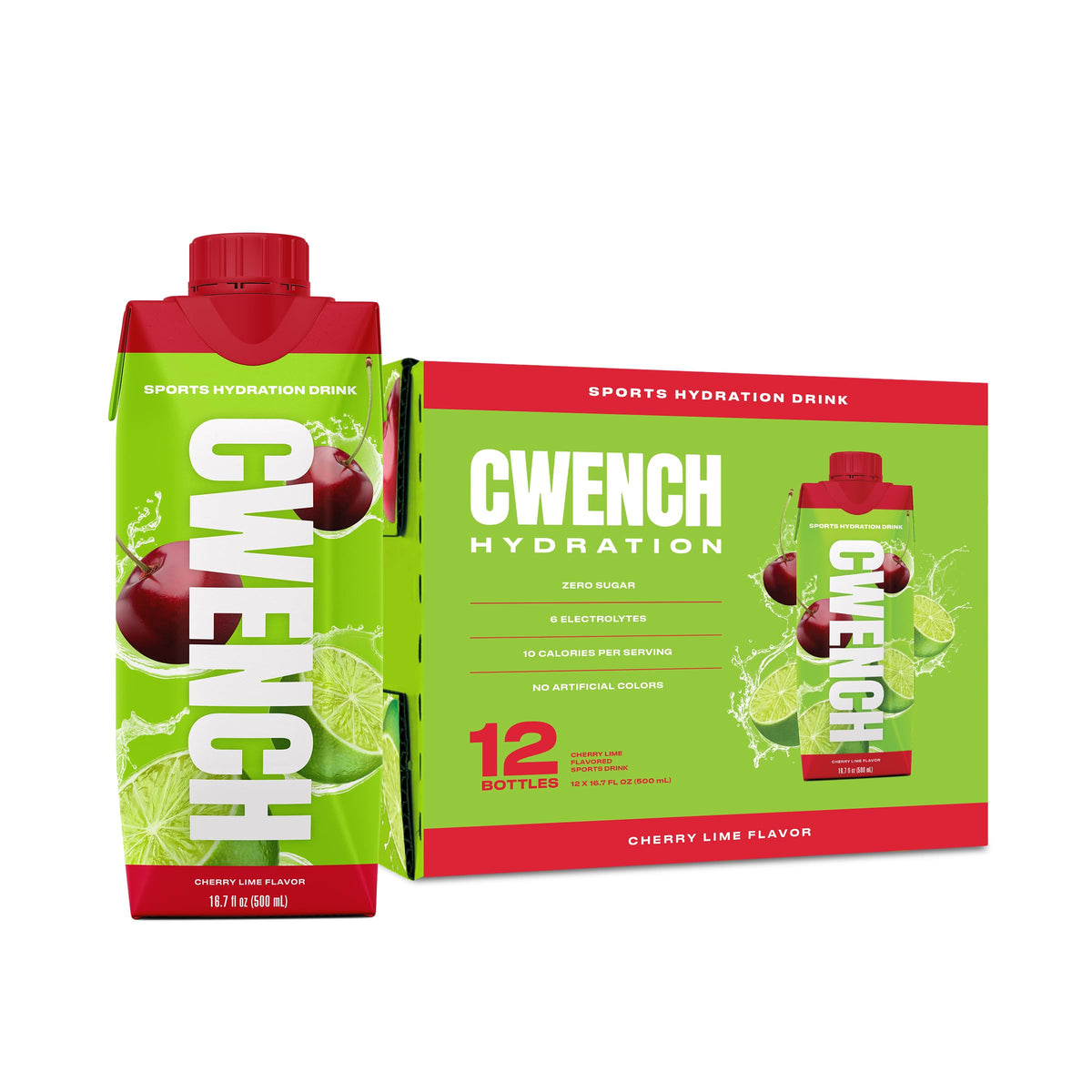 CWENCH HYDRATION bebida lista para beber, ideal para hidratar en casa o en la oficina
