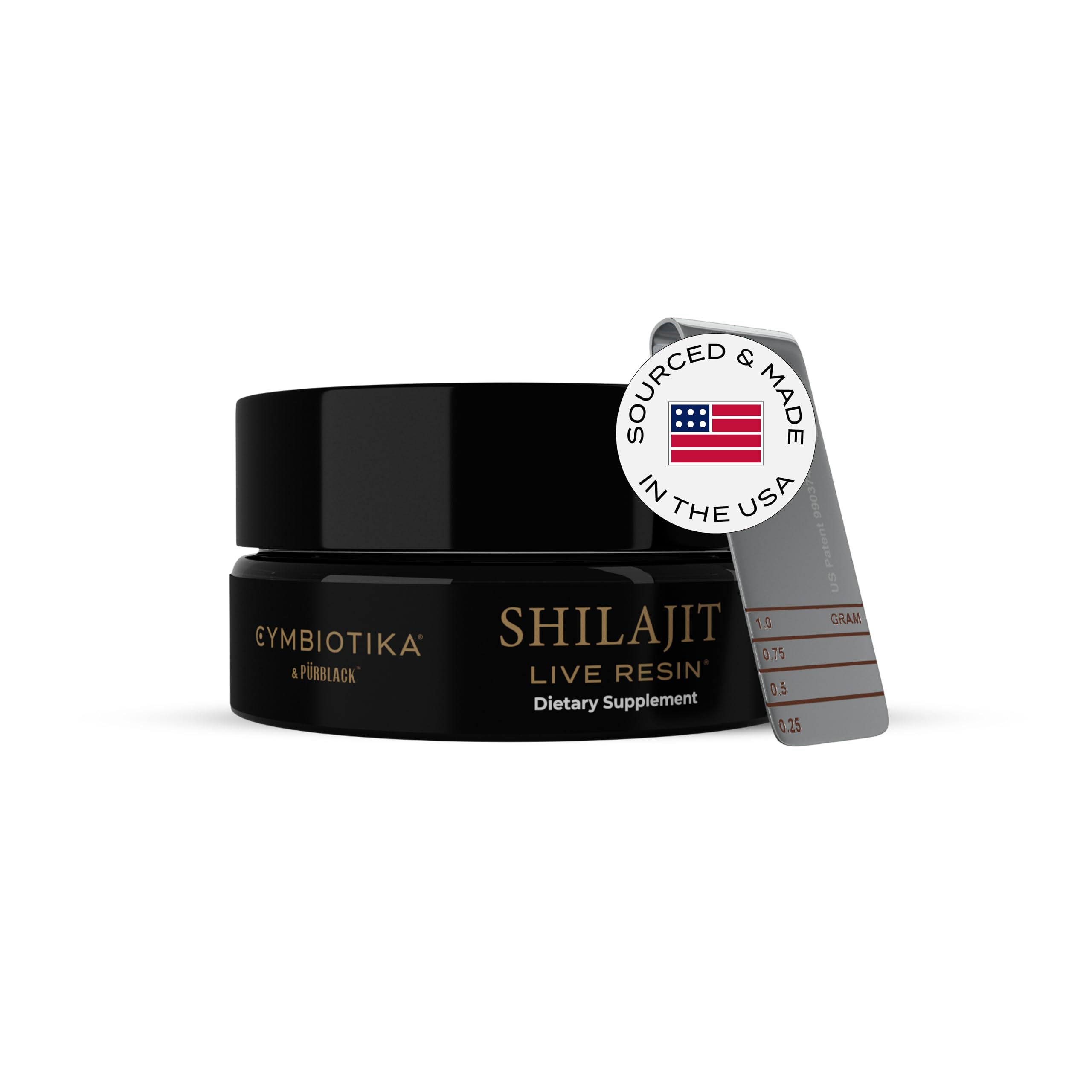 CYMBIOTIKA Resina Shilajit Himalaya 500mg, bote: energía sostenida para el día
