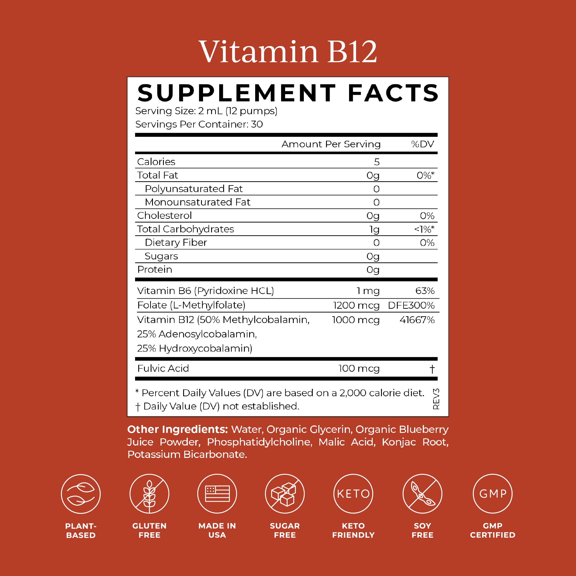 CYMBIOTIKA Liposomal B12 vaso con líquido, ideal para tomar cada mañana.