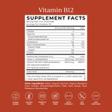 CYMBIOTIKA Liposomal B12 vaso con líquido, ideal para tomar cada mañana.
