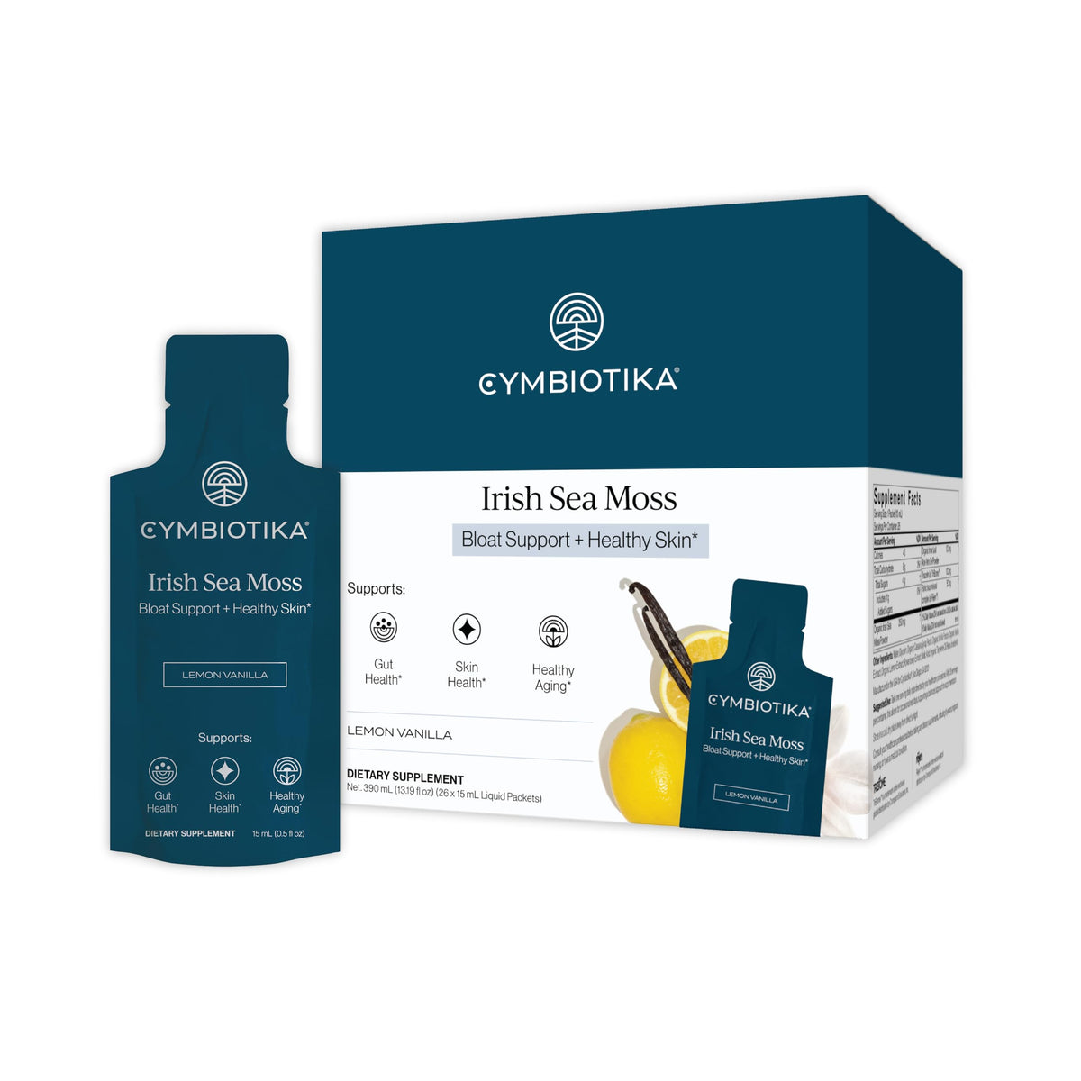 CYMBIOTIKA musgo de mar iris - botella para uso diario y apoyo digestivo suave.