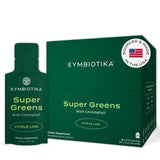 CYMBIOTIKA Súper Verdes: empaque visible para una nutrición diaria más conveniente.