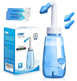 CYOUH Neti Pot botella 260ml, flujo suave para limpieza nasal diaria.