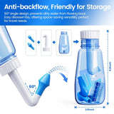CYOUH Neti Pot sobres sal 60, preparación rápida para enjuague isotónico.