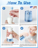CYOUH Neti Pot con tres puntas para comodidad nasal