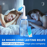 CYOUH Neti Pot, apto para adultos y niños con supervisión.