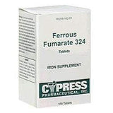 Ferrous Fumarate de Cypress, 324 tabletas, presentación en etiqueta para uso diario.